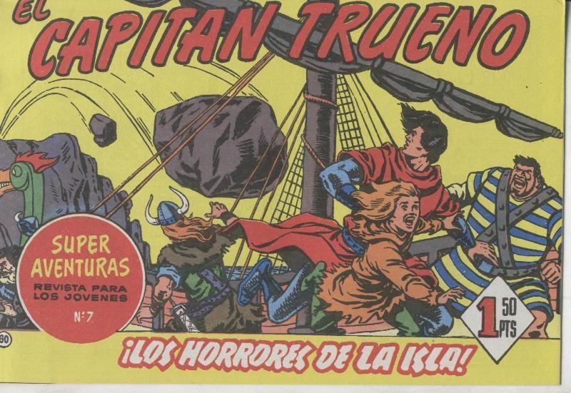 El Capitan Trueno facsimil numero 060: Los horrores de la isla