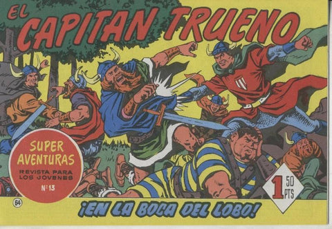 El Capitan Trueno facsimil numero 064: En la boca del lobo