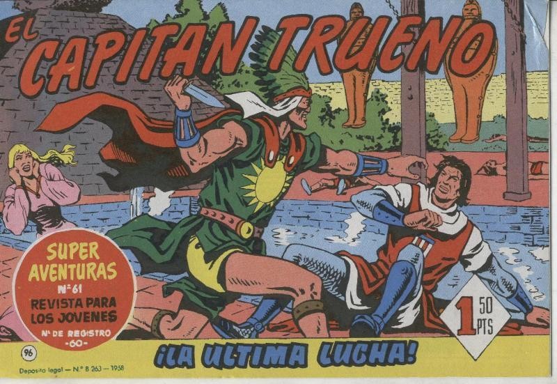 El Capitan Trueno facsimil numero 096: La ultima lucha