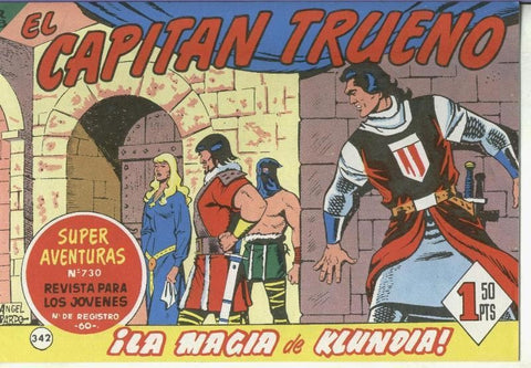 El Capitan Trueno facsimil numero 342: La magia de Klundia