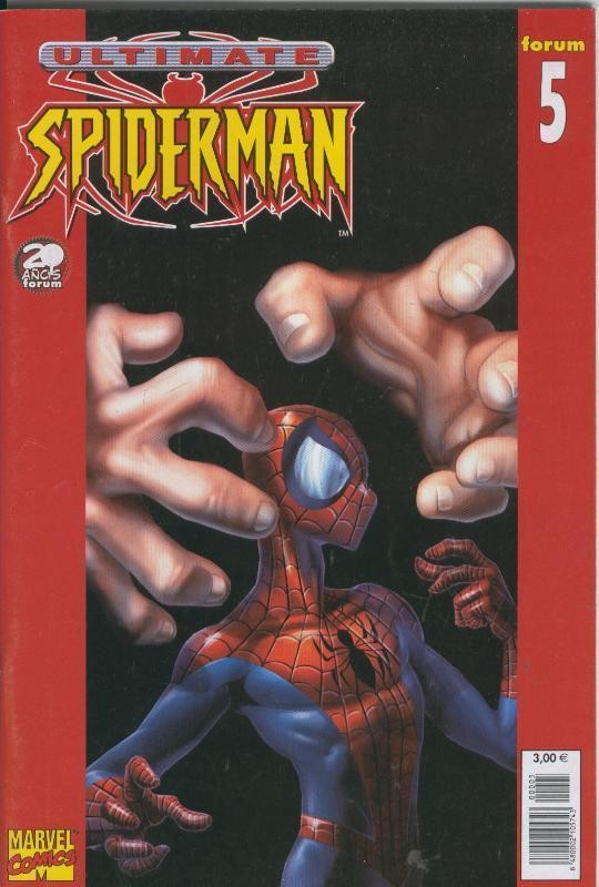 Ultimate Spiderman numero 05 (numerado 1 en trasera)