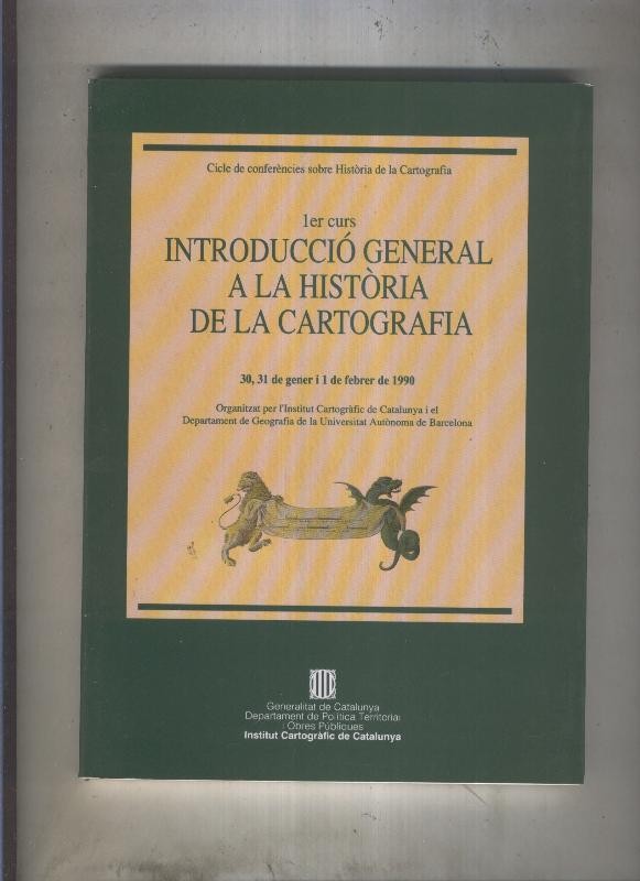 1er curs Introduccio General a la historia de la Cartografia