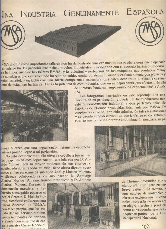 Propaganda comercial Emsa, una industria genuinamente española