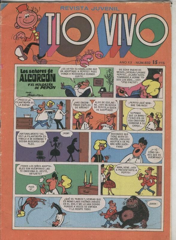 Tio Vivo segunda epoca numero 0832 (numerado 1 en trasera)
