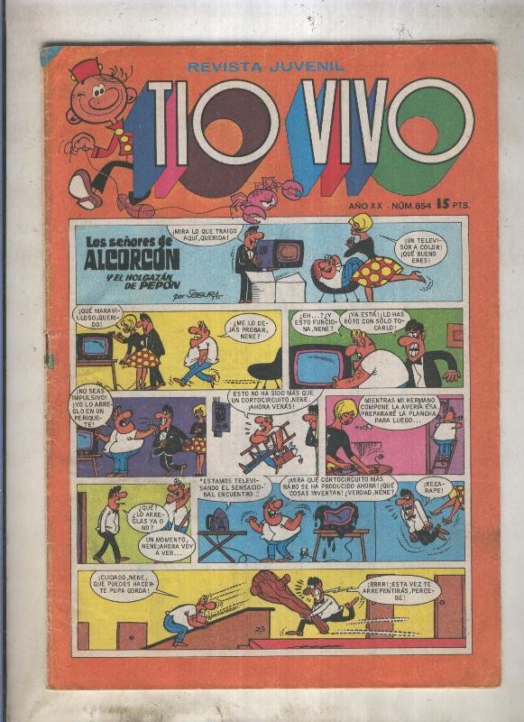Tio Vivo segunda epoca numero 0854 (numerado 1 en trasera)