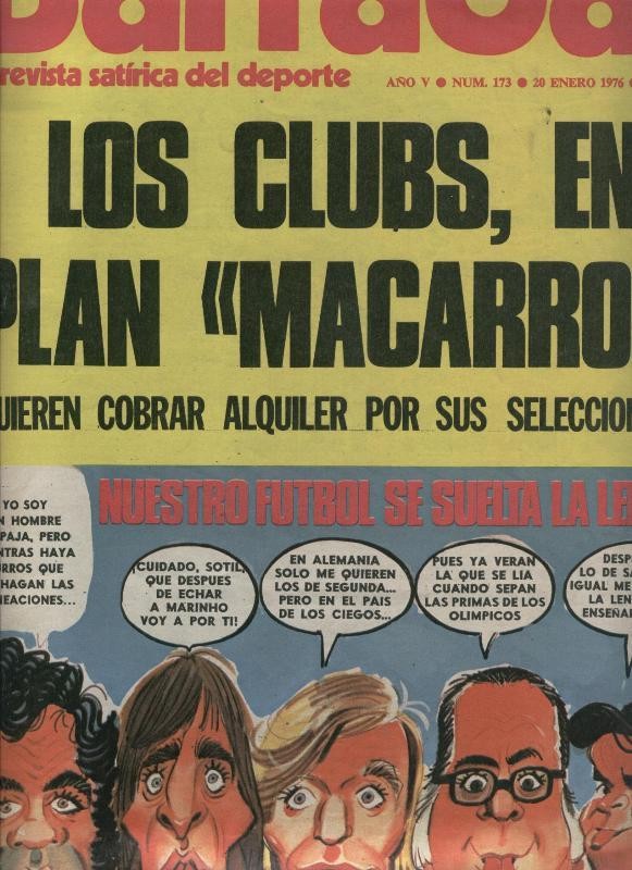 Barrabas numero 173: Los clubs en plan macarron