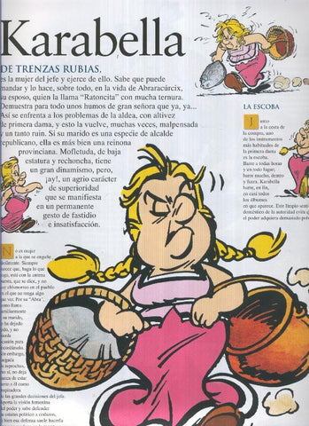 Asterix: Quien es quien: Karabella, la mujer del jefe aldea