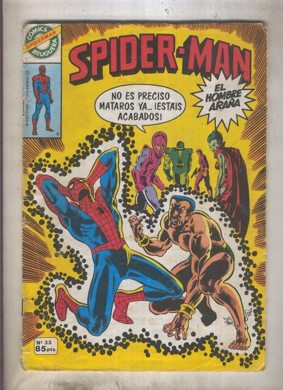 Comics Bruguera: Spiderman numero 33 (numerado 4 en trasera)
