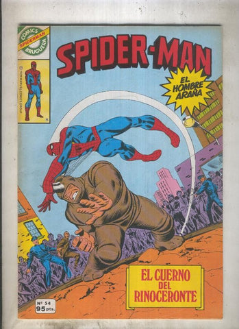 Comics Bruguera: Spiderman numero 54 (numerado 1 en trasera)