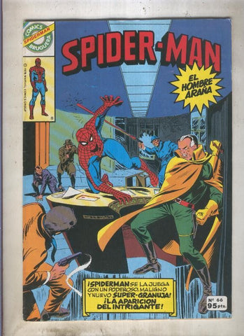 Comics Bruguera: Spiderman numero 66 (numerado 1 en trasera)