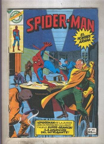 Comics Bruguera: Spiderman numero 66 (numerado 2 en trasera)