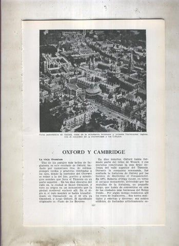 Oxford y Cambridge