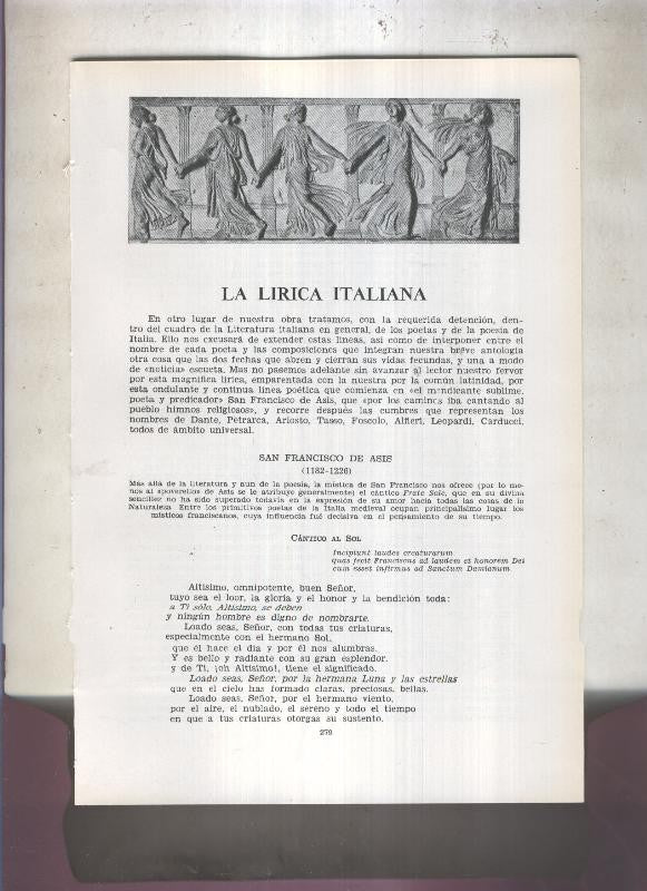 La lirica italiana