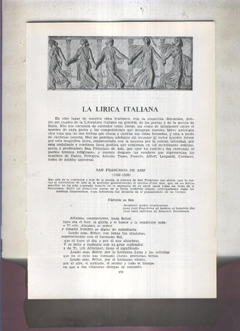 La lirica italiana