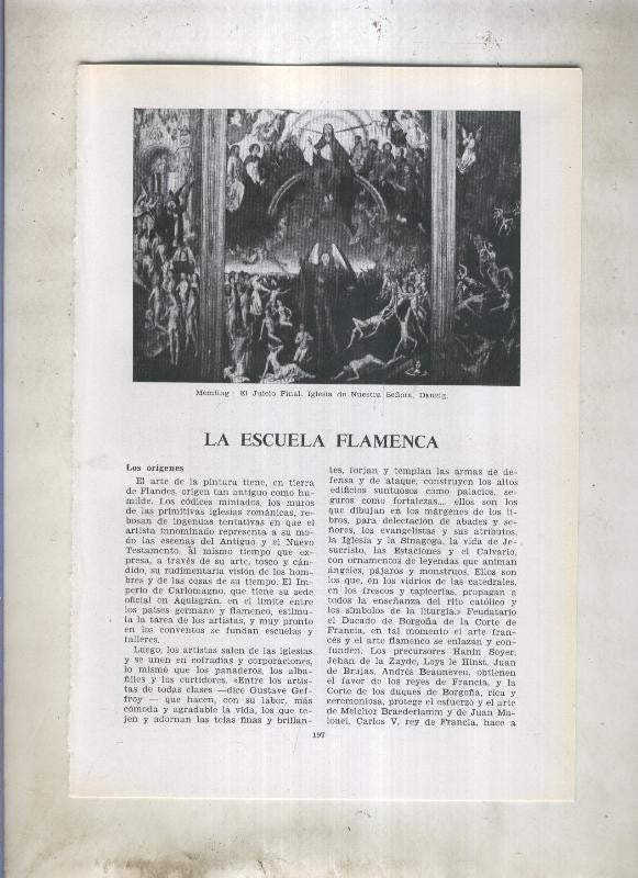 La escuela flamenca