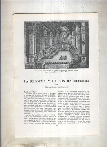 La reforma y la contrarreforma por Manuel Ballesteros Gaibrois