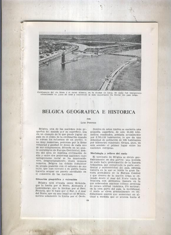 Belgica geografica e historica por Luis Postigo