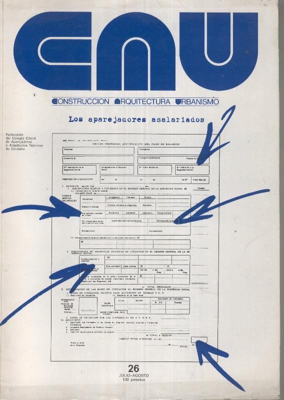 CAU numero 26: construccion, arquitectura, urbanismo