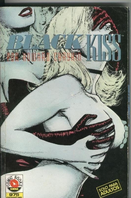 Black Kiss retapado con la obra completa