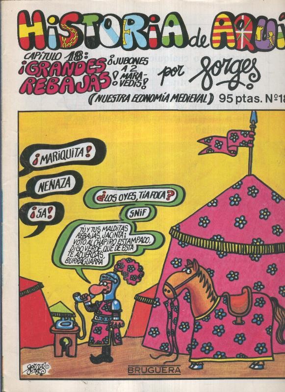 Historia de Aqui numero 18 Grandes rebajas