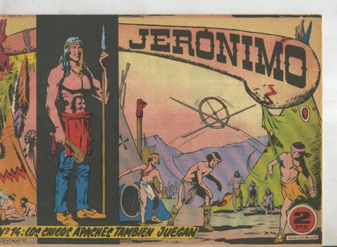 Jeronimo numero 14: Los chicos apaches tambien juegan