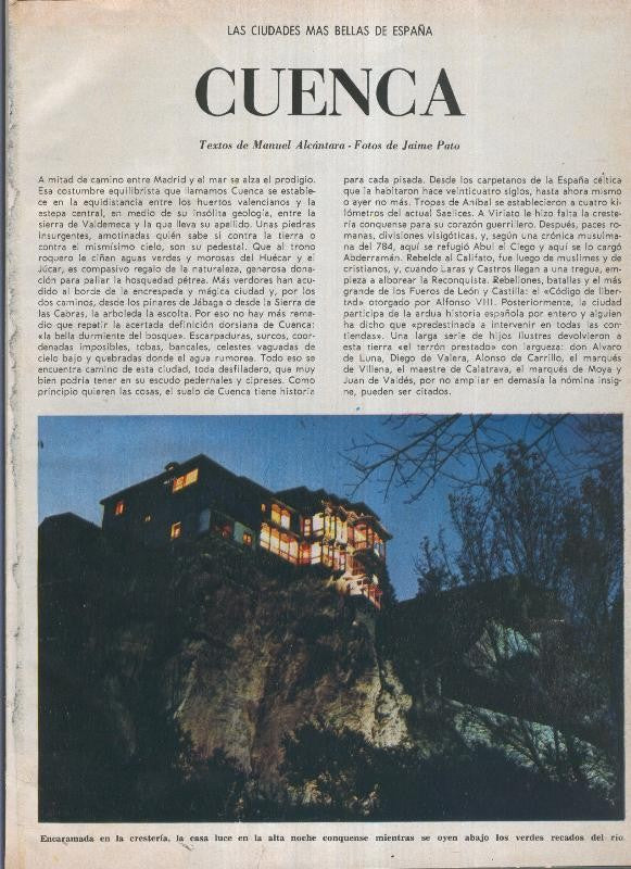 Las ciudades mas bellas de España: Cuenca
