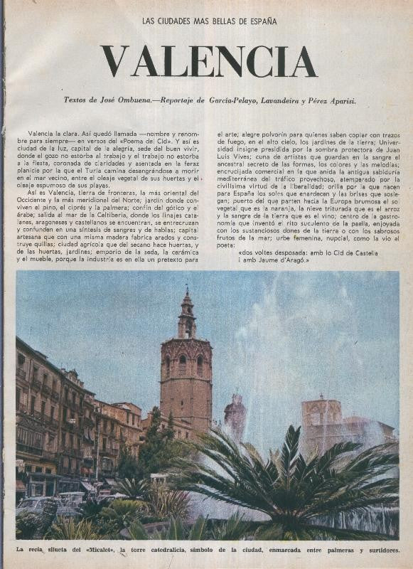 Las ciudades mas bellas de España: Valencia