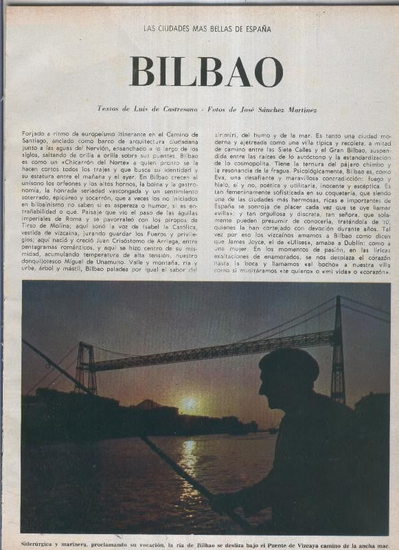 Las ciudades mas bellas de España: Bilbao
