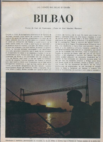 Las ciudades mas bellas de España: Bilbao