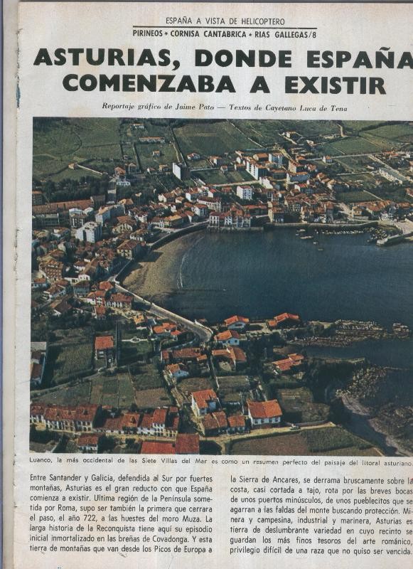 España a vista de Helicoptero: Asturias donde España comenzaba a existir