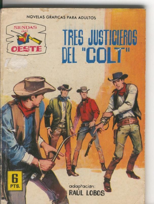 Sendas del Oeste numero 170: Tres justicieros del Colt