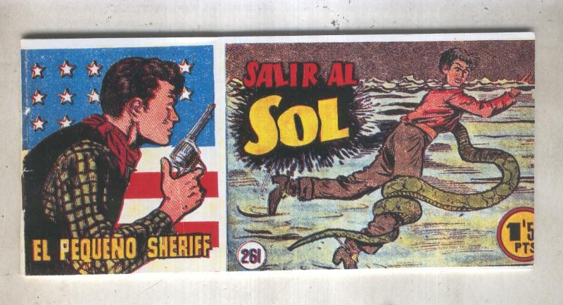 El Pequeño Sheriff facsimil numero 261: Salor al sol