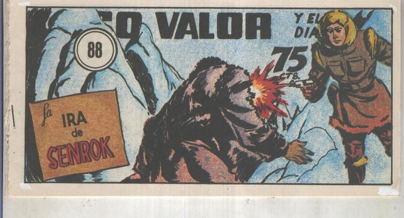 Diego Valor primera serie facsimil numero 088: La ira de Senrok