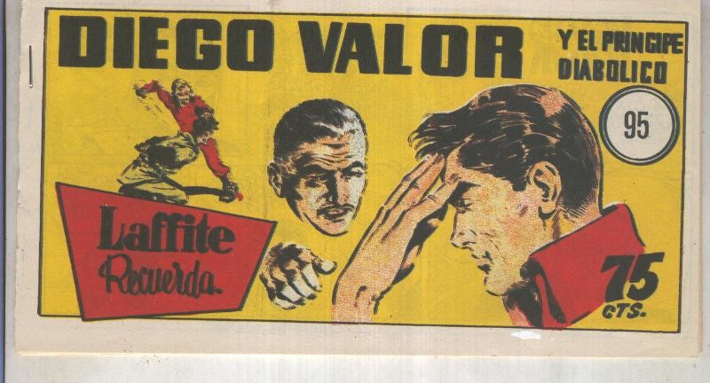 Diego Valor primera serie facsimil numero 095: Laffite rcuerda