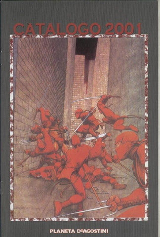 Catalogo comic 2001 de Planeta