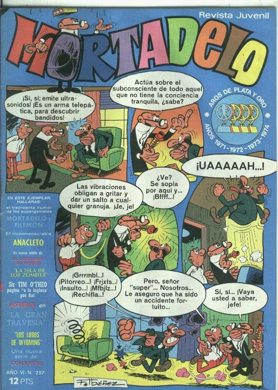 Mortadelo revista semanal numero 257