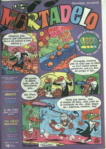 Mortadelo revista semanal numero 261