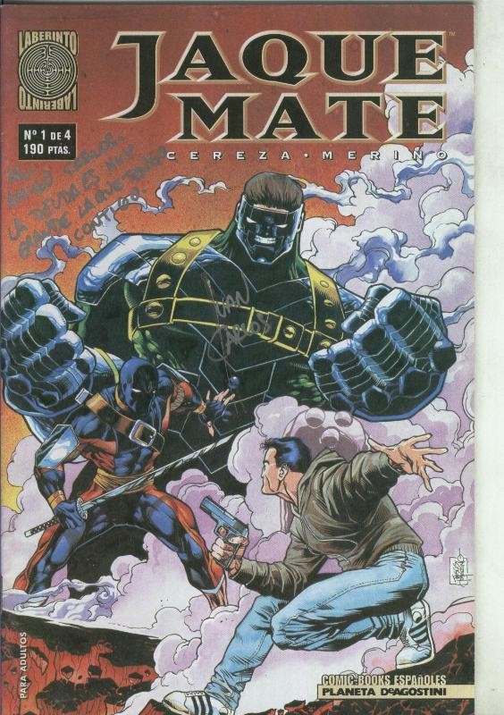 Jaque Mate numero 1 (dedicatoria guionista a dueño original)