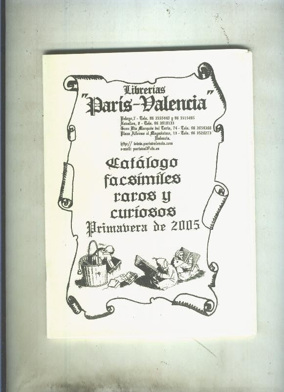 Catalogo de Libreria Paris Valencia primavera 2005