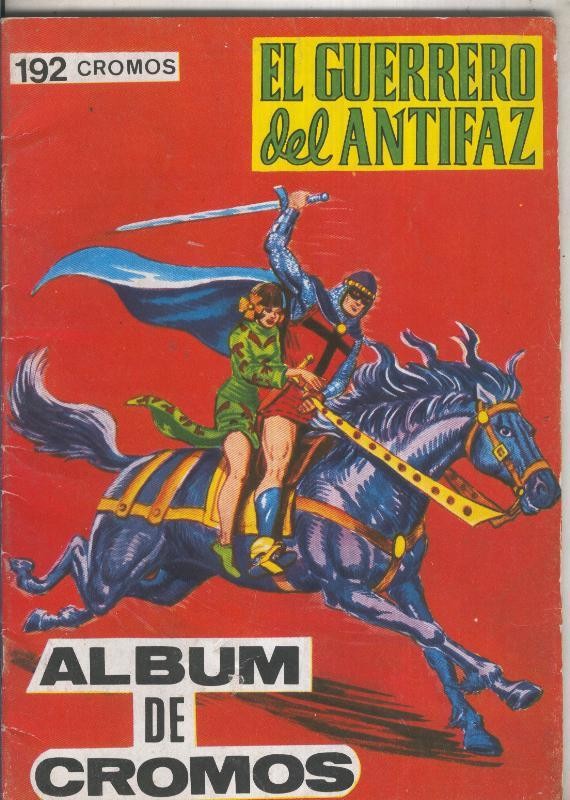 Cromos: El Guerrero del Antifaz album VACIO de cromos original
