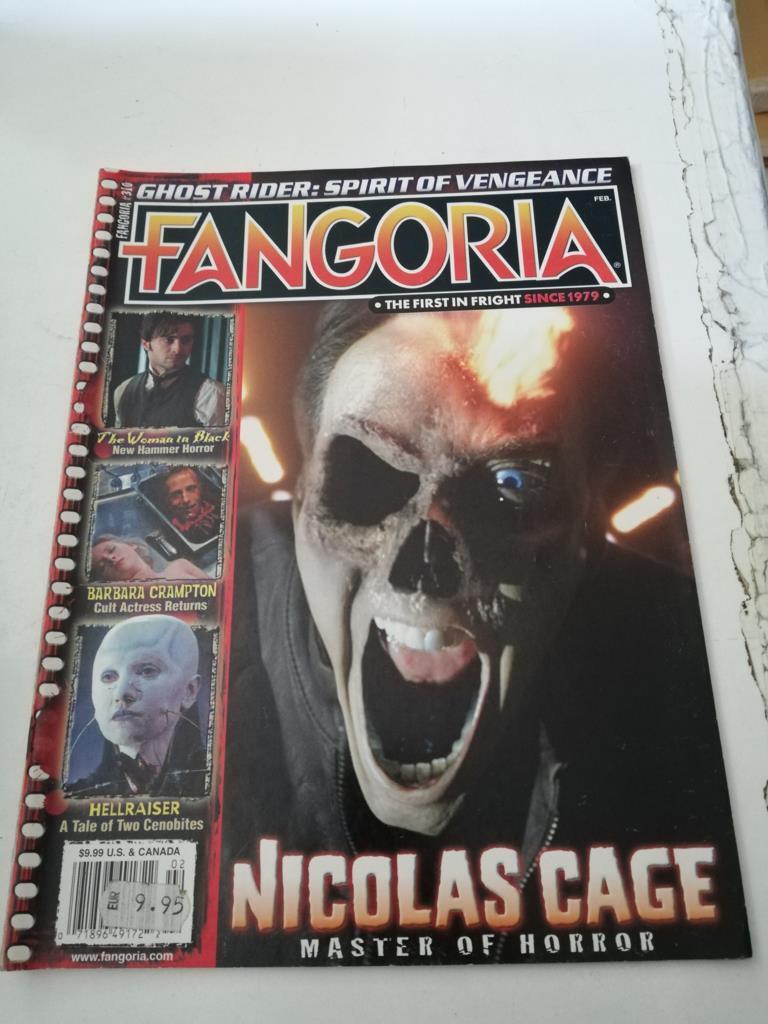 Fangoria numero 310: Nicolas cage