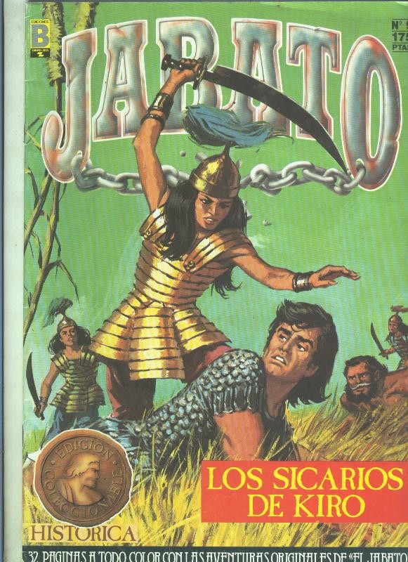 Jabato edicion historica primera edicion numero 009: Los sicarios de Kiro (numerado 1 en trasera)