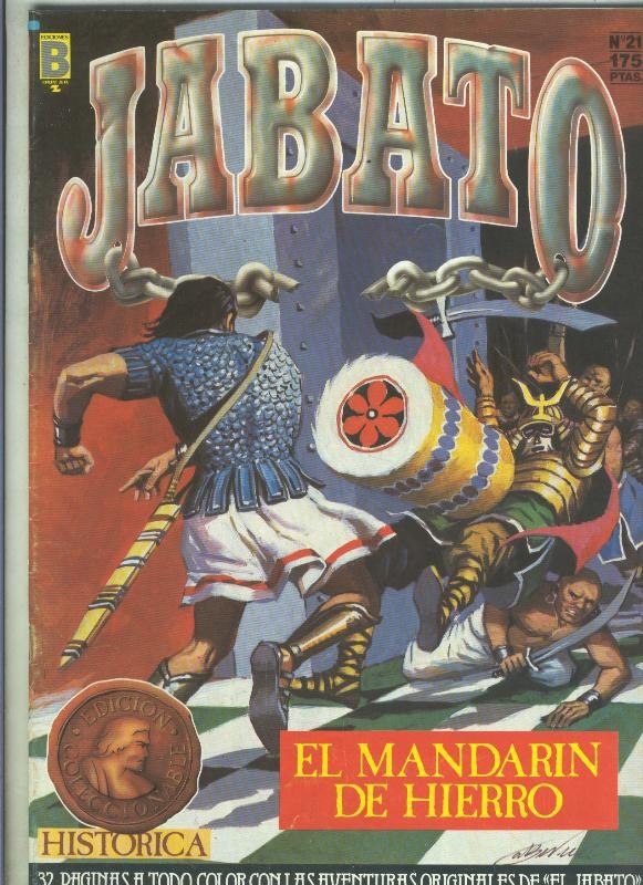 Jabato edicion historica primera edicion numero 021: El mandarin de hierro (numerado 1 en trasera)