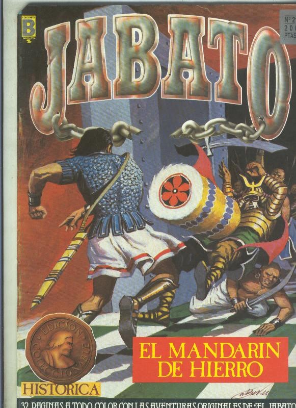 Jabato edicion historica segunda edicion numero 021: El mandarin de hierro (numerado 3 en trasera)