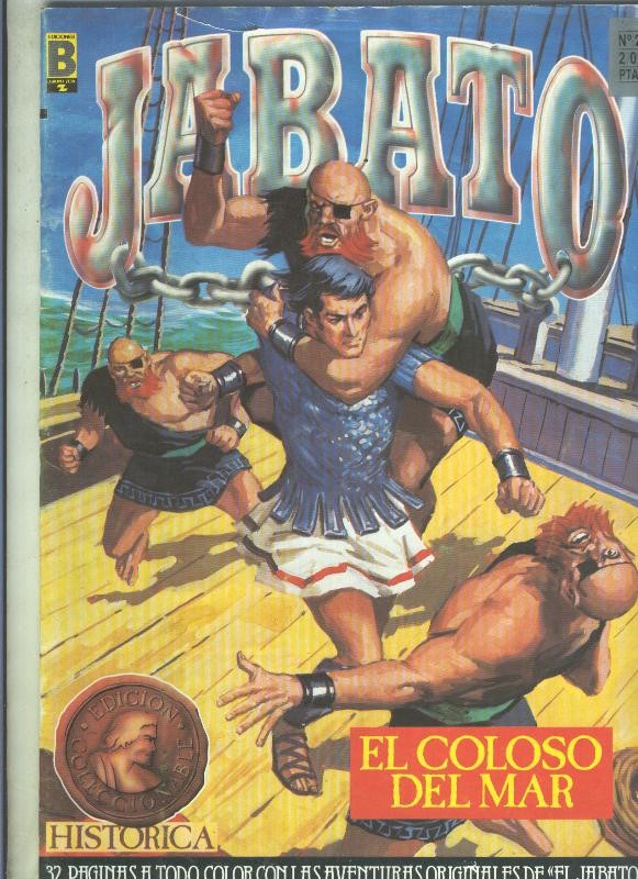 Jabato edicion historica segunda edicion numero 025: El coloso del mar (numerado 3 en trasera)