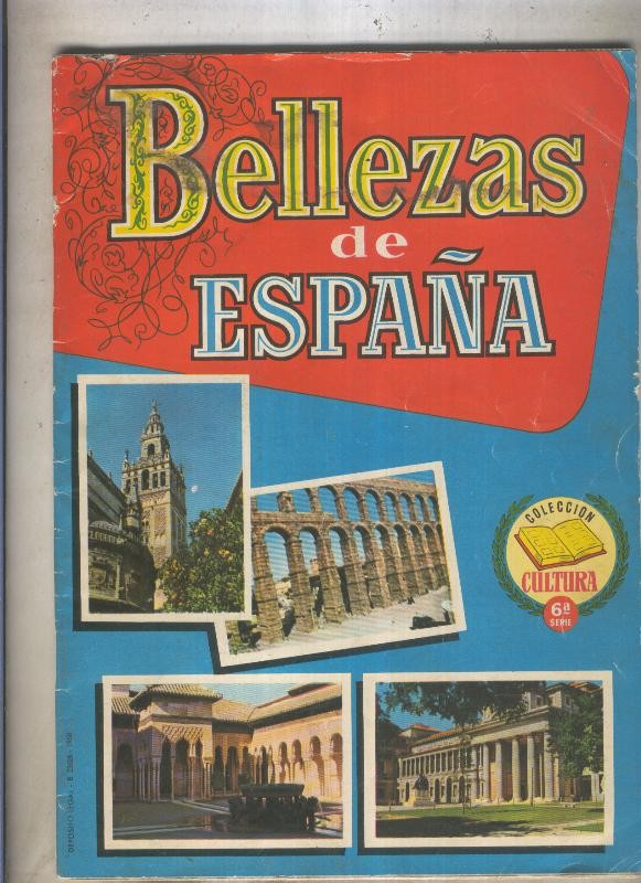 Album de Cromos: Bellezas de España, coleccion Cultura sexta serie