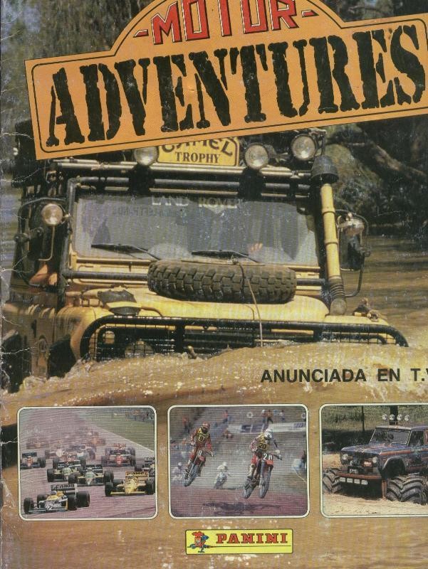 Album de Cromos: Motor Adventures (ALBUM INCOMPLETO)