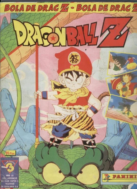 Album de cromos: Dragon Ball Z (numerado 1 en trasera)