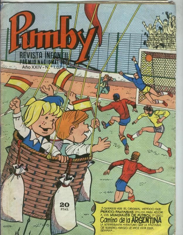 Pumby numero 1072 (numerado 2 en trasera)