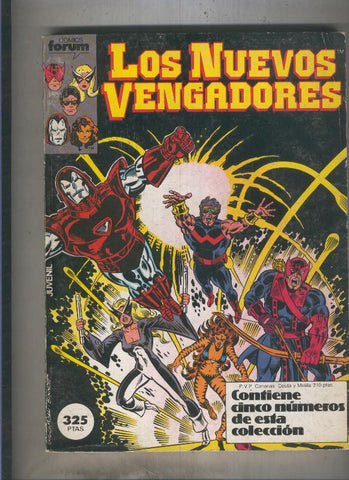 Los Nuevos Vengadores retapado 01 al 05 (numerado 1 en trasera)